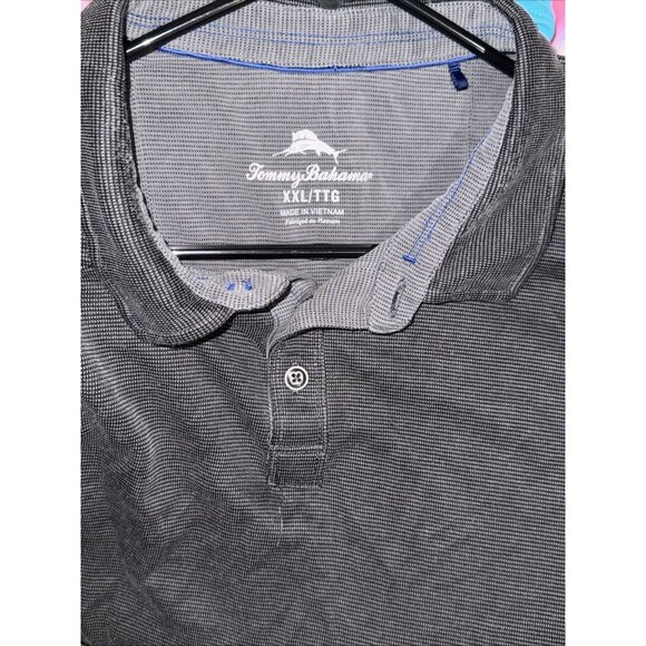 Tommy Bahama Dark Gray Polo Size XXL - Picture 5 of 6
